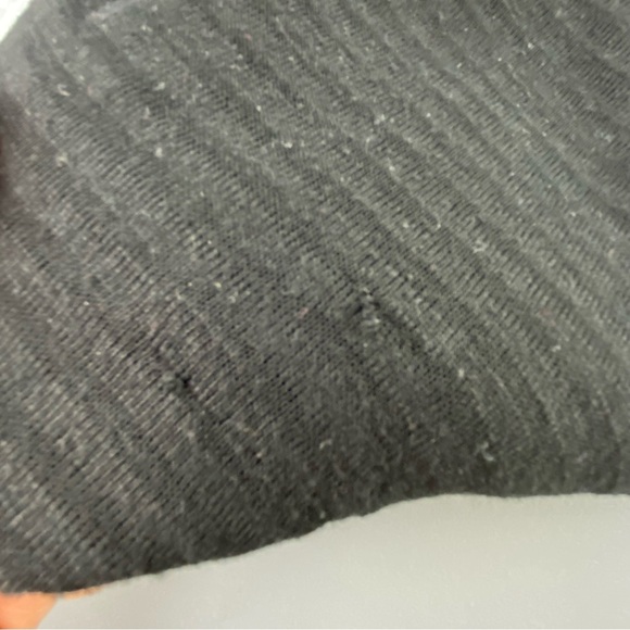 WHBM black v-neck striped sheer lightweight sleeveless top wms sz medium - Picture 6 of 13